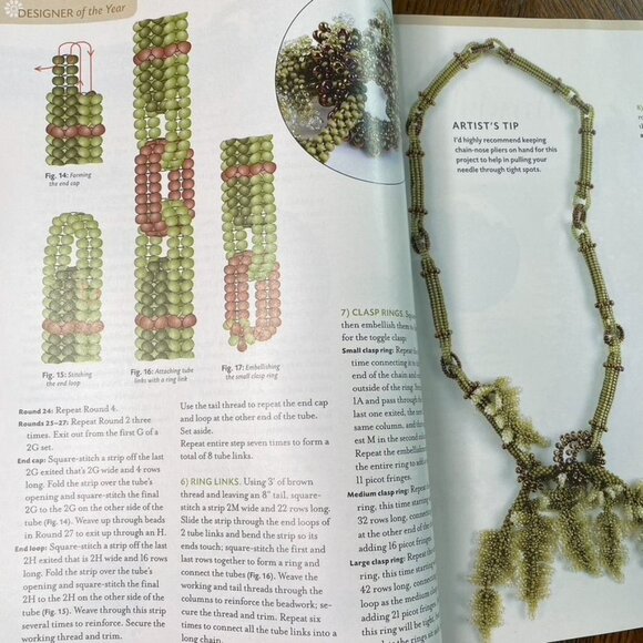 Beadwork Magazine Jewelry Crafting Book u April May 2011  Vol 14  No 3 - Picture 7 of 8
